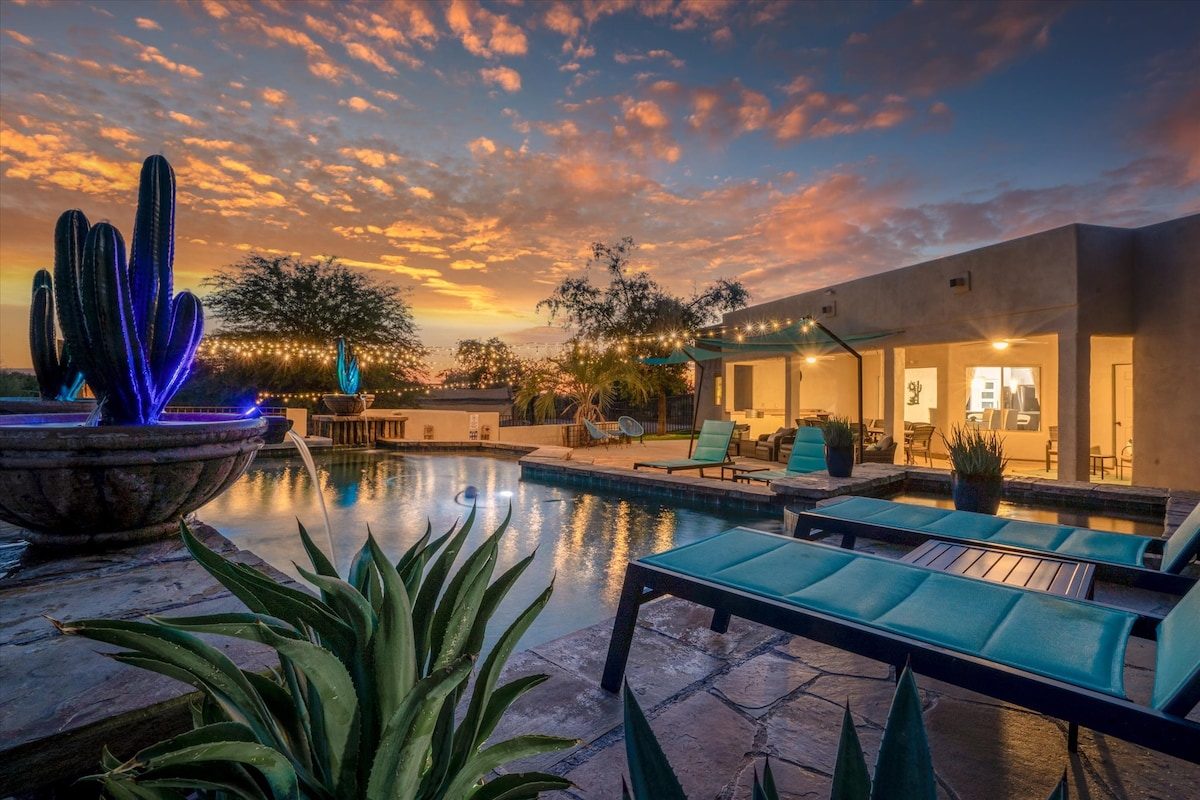 The Sonoran Star — Scottsdale 2.5-acre retreat with private pickleball